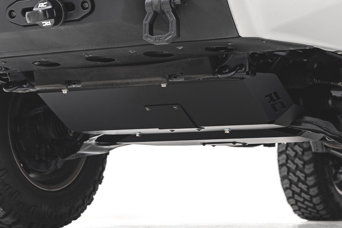 Toyota 4Runner Skid Plate - Front & Belly - Rough Country - Heavy-Duty - Gloss Black - '10-'24